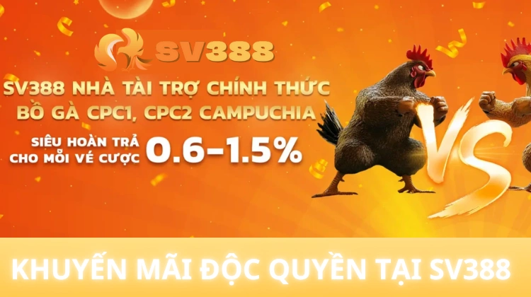 Nhận thưởng khủng từ các chương trình khuyến mãi hấp dẫn của SV388.