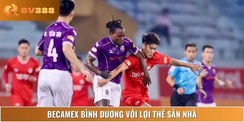 Becamex Bình Dương tận dụng tối đa lợi thế sân nhà để chiến thắng