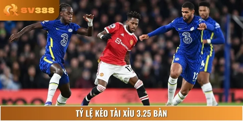 Tỷ lệ kèo Tài Xỉu 3.25 bàn được nhận định cho hai đội tuyển