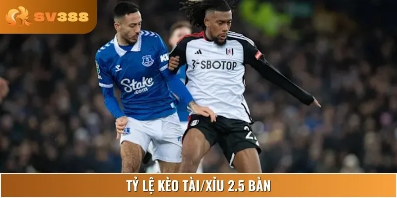 Ở tỷ lệ kèo Tài Xỉu, theo dự đoán sẽ xảy ra ở mức 2.5 bàn