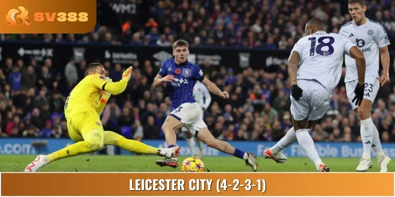 Đội hình thi đấu dự kiến của đội bóng Leicester City vs Ipswich Town
