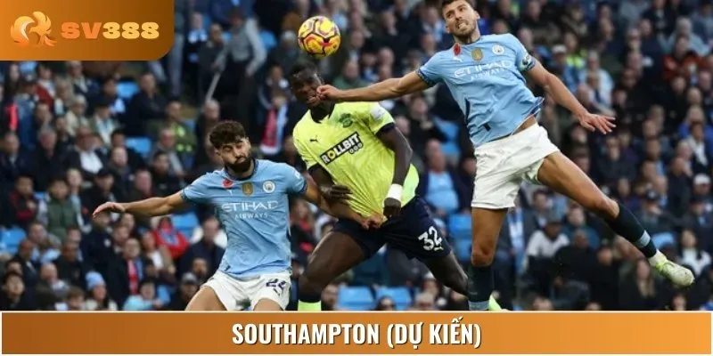 Đội hình dự kiến của đội tuyển Southampton