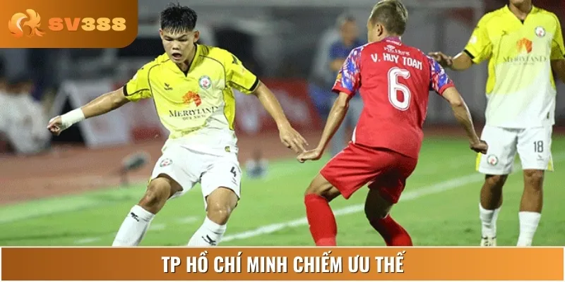 TP Hồ Chí Minh hiện đang chiếm ưu thế trong các lần đối đầu gần nhất
