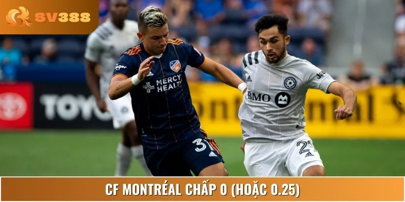 CF Montréal chấp 0 hoặc 0.25, trận đấu cân tài cân sức