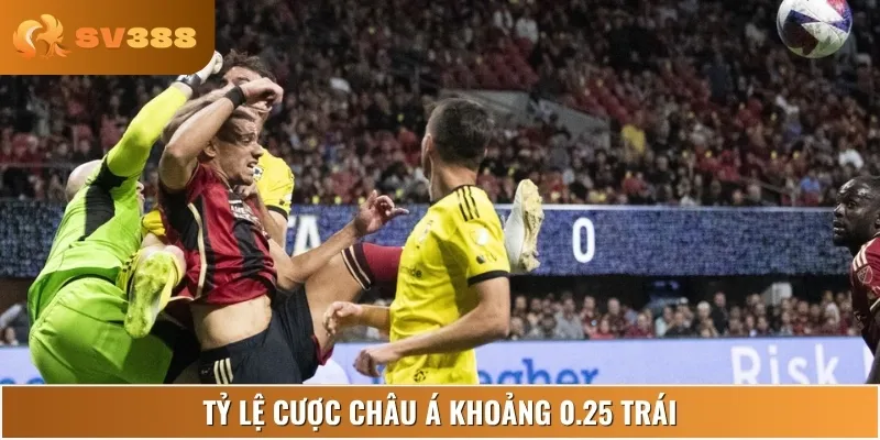 Tỷ lệ cược châu Á 0.25 trái, Atlanta United được đánh giá cửa trên nhẹ