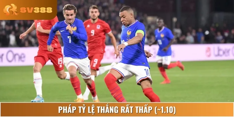 Tỷ lệ Pháp thắng cực thấp cho thấy chênh lệch đẳng cấp quá lớn