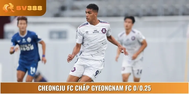 Kèo châu Á nhẹ, Cheongju FC nhỉnh hơn nhờ phong độ và lợi thế sân nhà