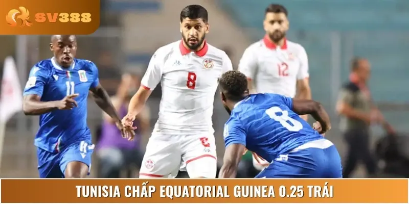 Kèo châu Á nghiêng nhẹ về Tunisia, thể hiện sự vượt trội vừa phải