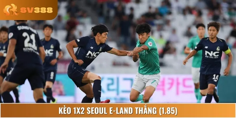 Kèo 1x2 Seoul E-Land thắng (1.85), có lẽ chủ nhà sẽ giành trọn 3 điểm
