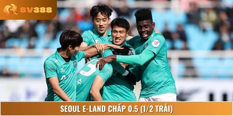 Seoul E-Land chấp 0.5 (1/2 trái), cửa trên cần thắng cách biệt tối thiểu