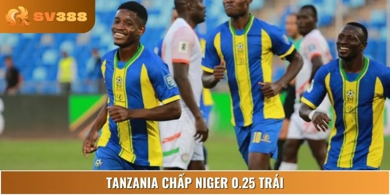 Kèo chấp nhẹ thể hiện ưu thế vừa phải của Tanzania trước Niger