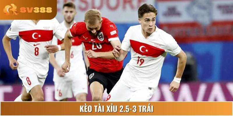 Trận đấu được dự báo có nhiều bàn thắng với mức tài xỉu 2.5-3